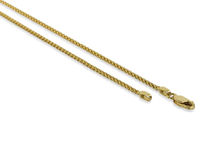 WHEAT LINKED GOLD CHAIN