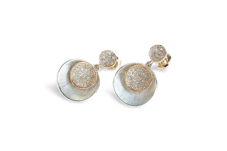 DIAMOND DISC EARRINGS