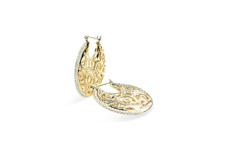 DIAMOND FILIGREE EARRINGS