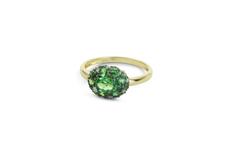 GREEN GARNET RING