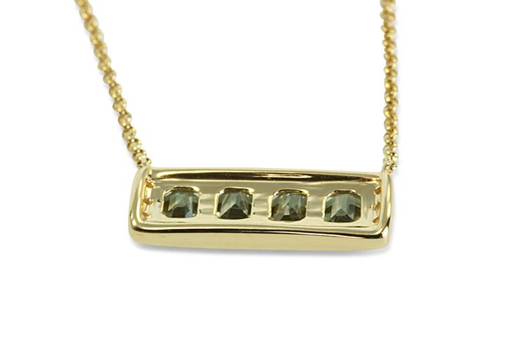 GREEN SAPPHIRE NECKLACE - 0