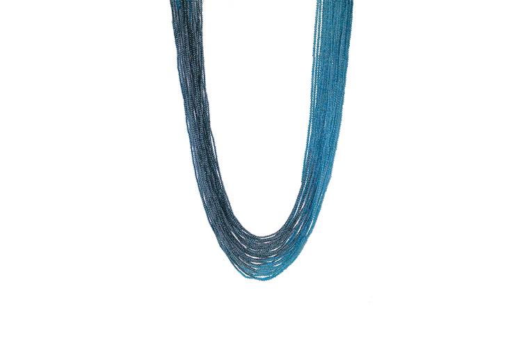 LONDON BLUE & SKY BLUE TOPAZ NECKLACE