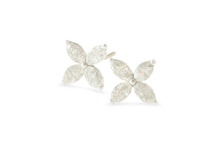 MARQUISE DIAMOND STUD EARRINGS