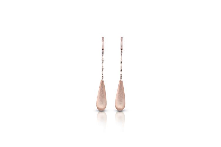 CORAL & RUBY DROP EARRINGS - 2