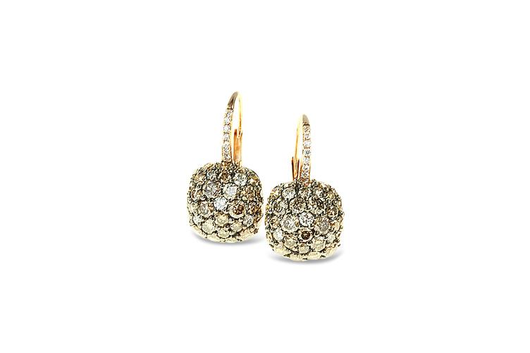 PAVÉ CHAMPAGNE DIAMOND EARRINGS