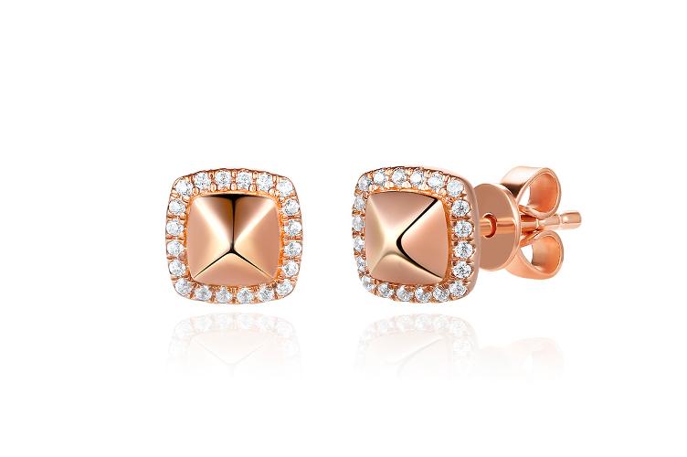 ROSE GOLD DIAMOND EARRINGS