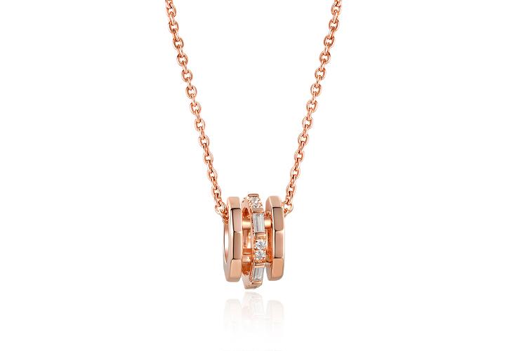 ROSE GOLD DIAMOND PENDANT