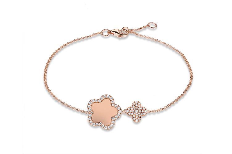 ROSE GOLD FLOWER BRACELET