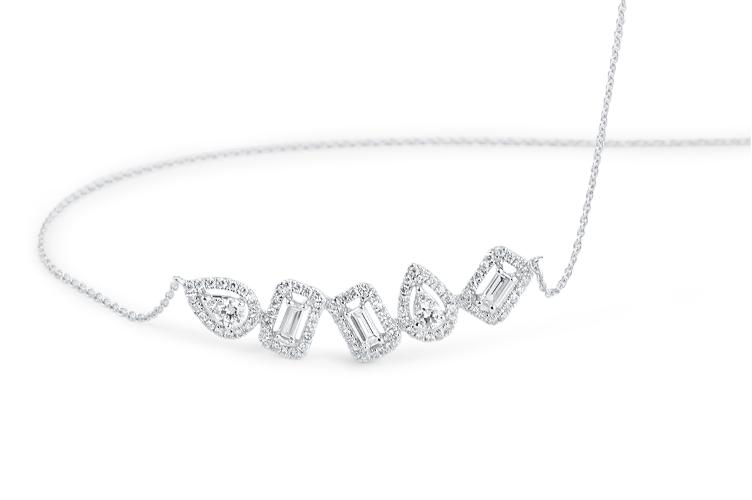 WHITE DIAMOND NECKLACE - 1