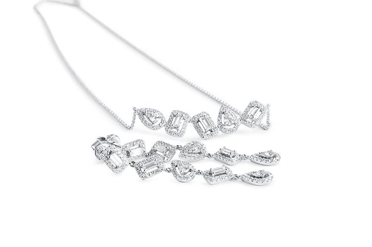 WHITE DIAMOND NECKLACE - 2