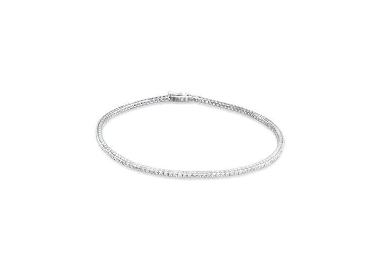 WHITE DIAMOND TENNIS BRACELET