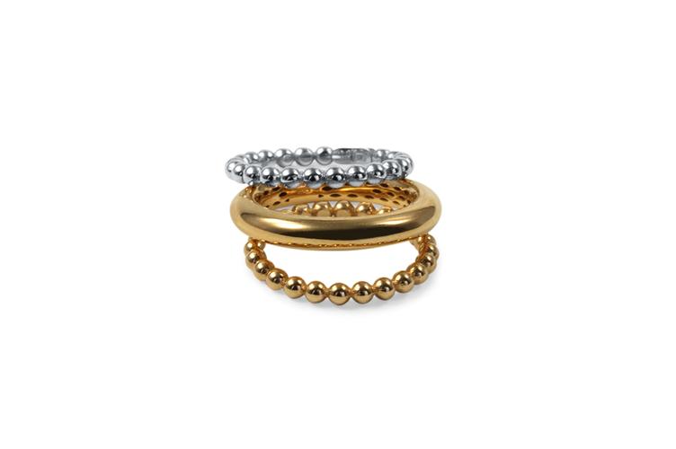 WHITE GOLD STACKABLE RING - 0