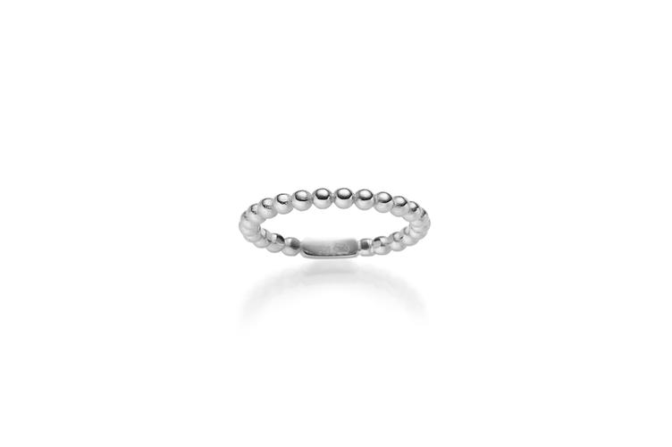 WHITE GOLD STACKABLE RING