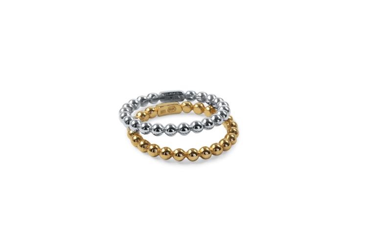 WHITE GOLD STACKABLE RING - 1